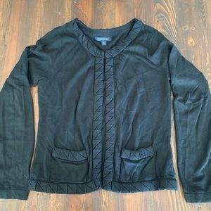 Banana Republic Black Cardigan, Sz M